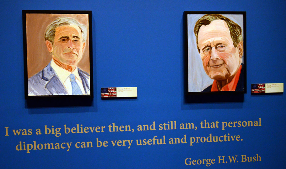 Τα έργα του ζωγράφου… Τζορτζ Μπους